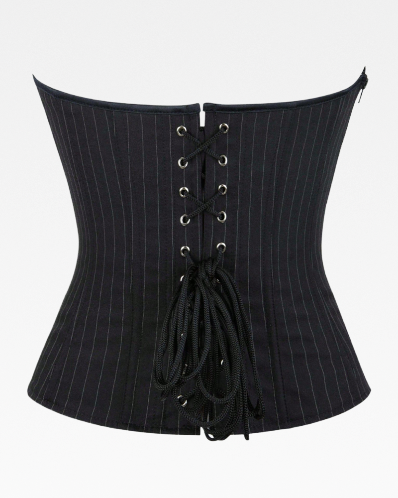 Bustier noir élégant