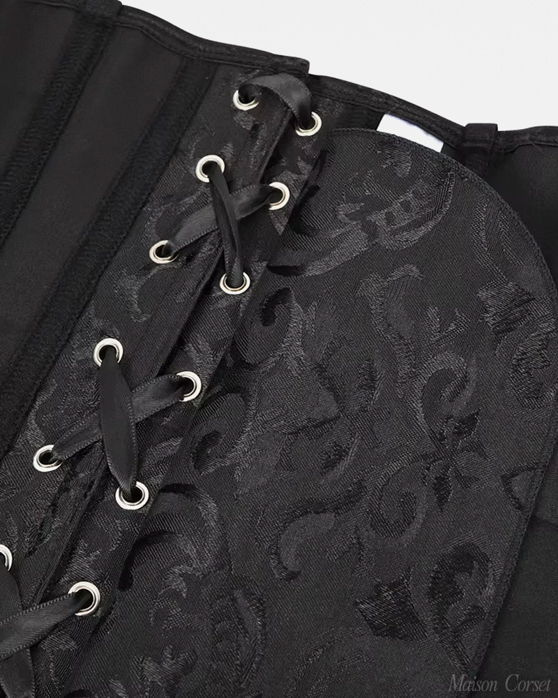 Corset chic noir