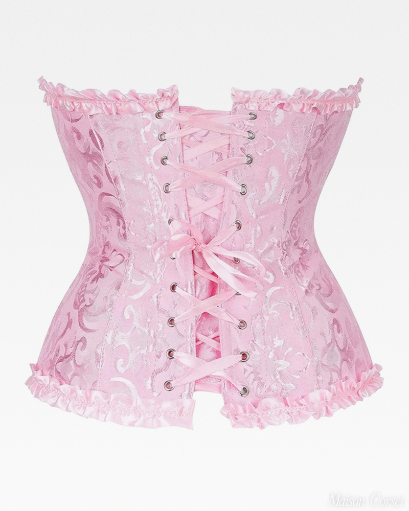 Corset femme rose
