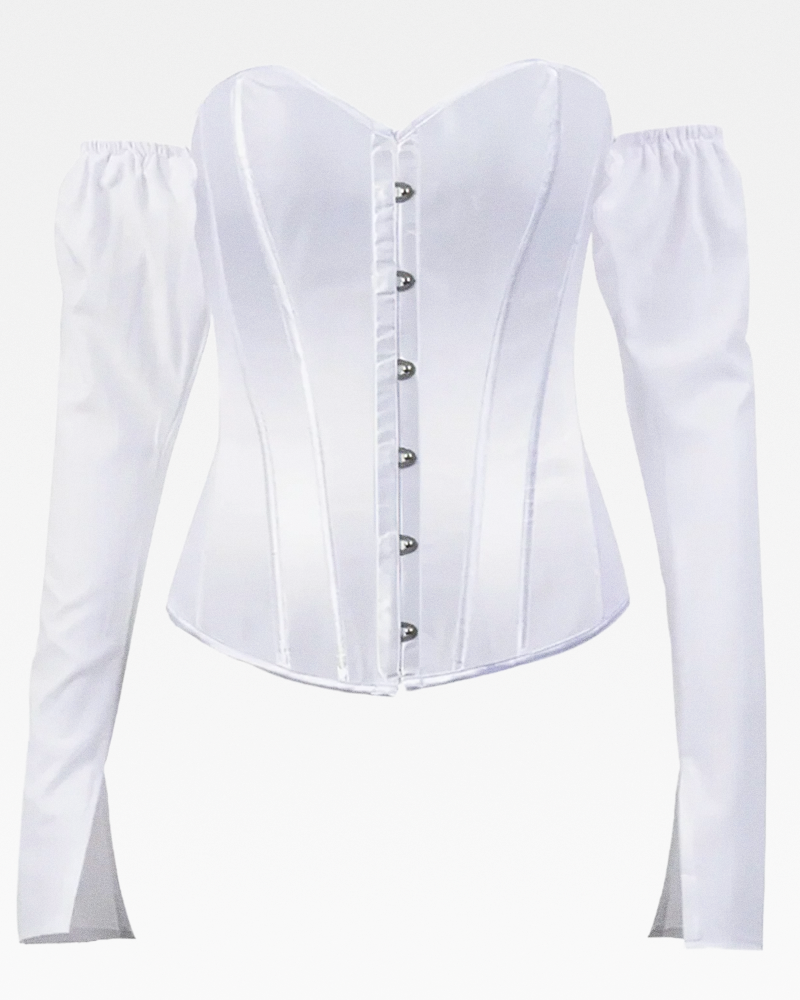 Corset habillé blanc