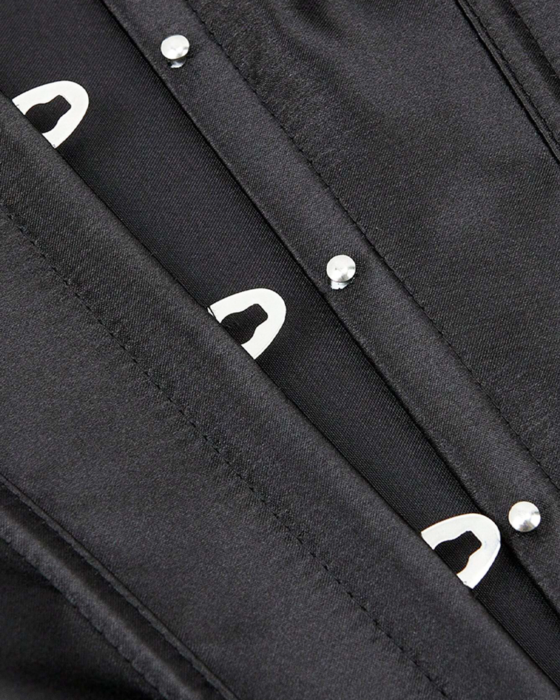 Corset noir simple