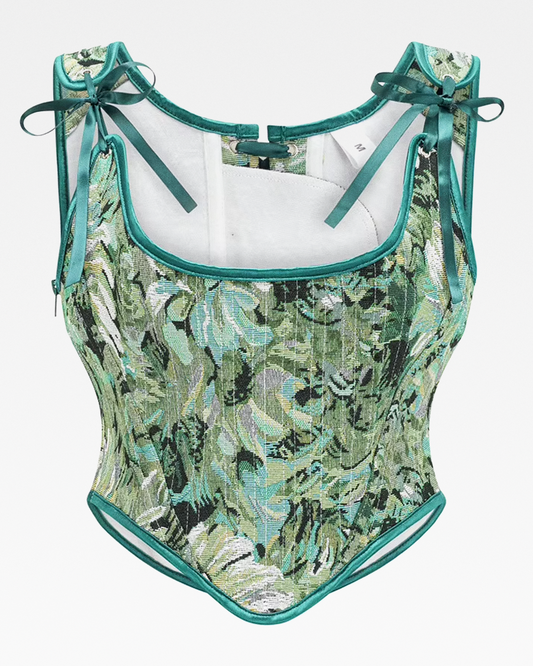 Corset vert vintage