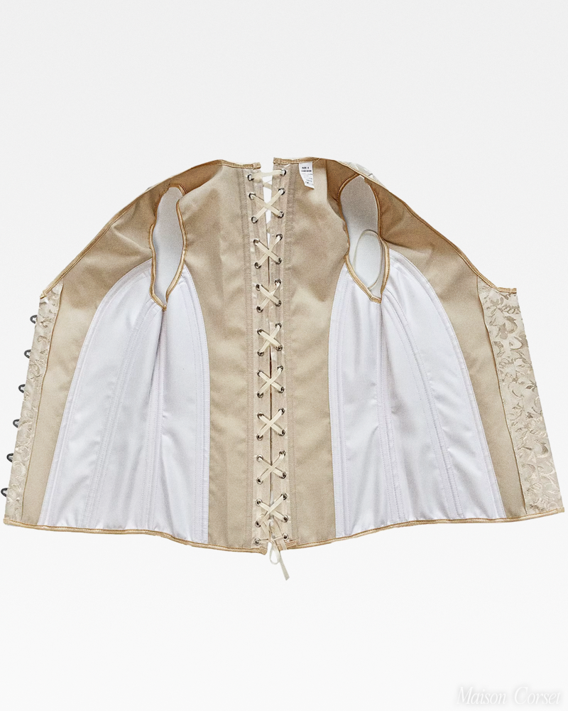 Gilet corset beige