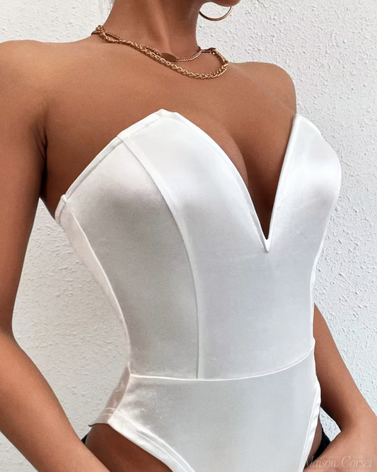 Body bustier blanc