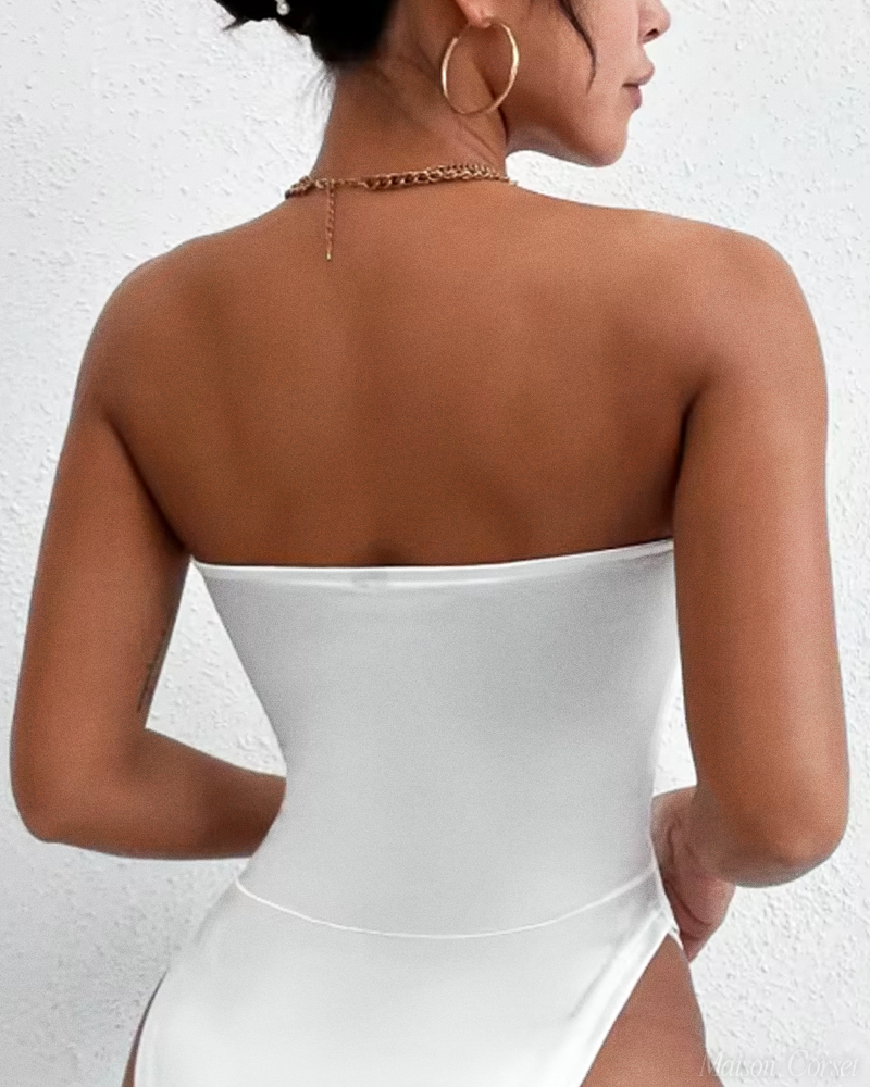 Body bustier blanc