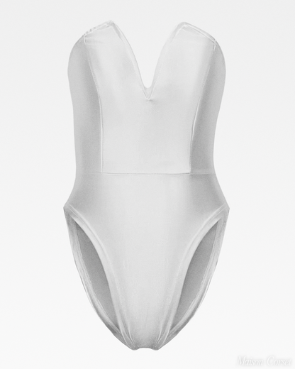 Body bustier blanc