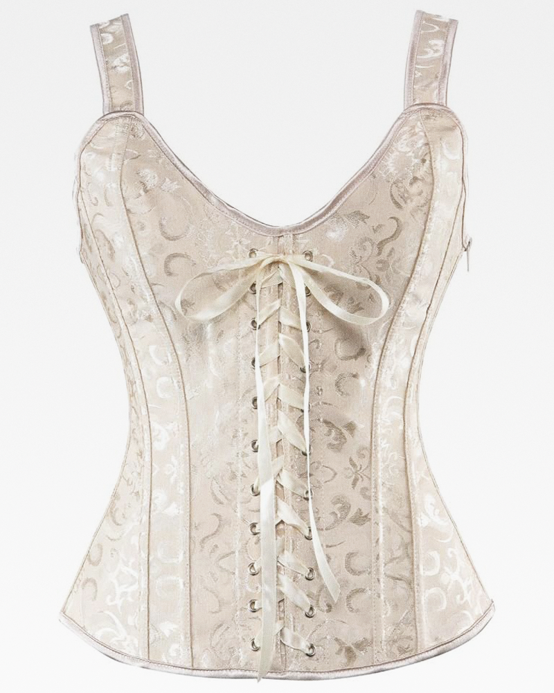Corset bustier ivoire