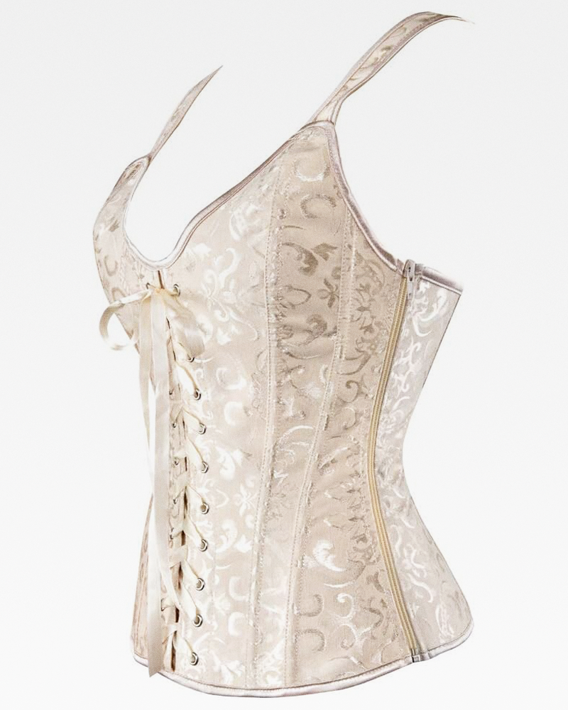 Corset bustier ivoire