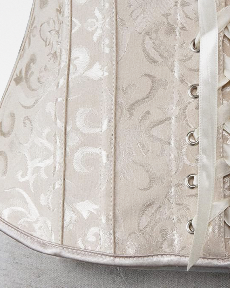 Corset bustier ivoire