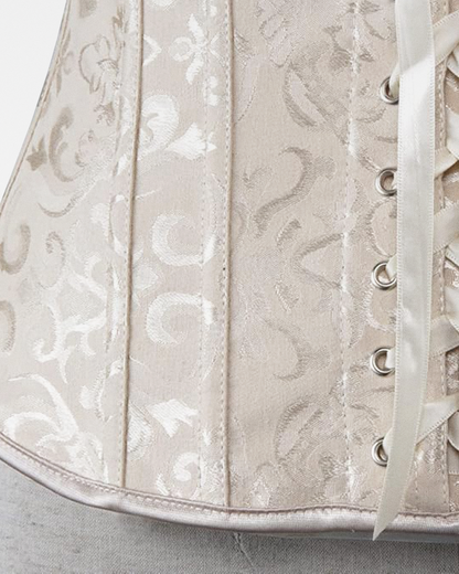 Corset bustier ivoire