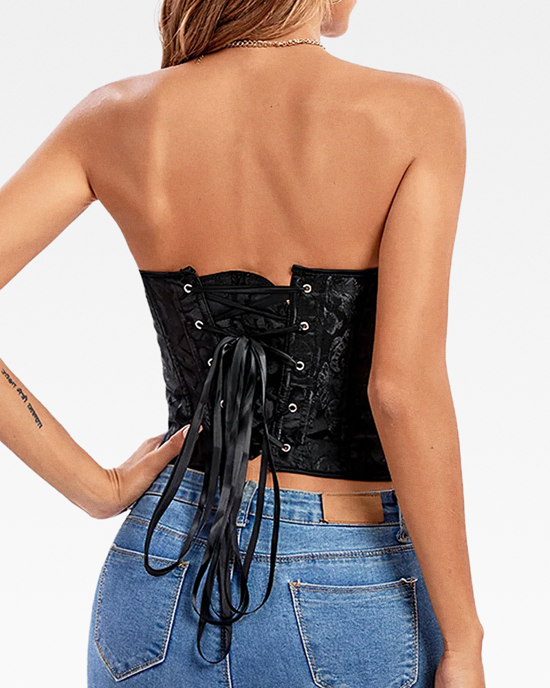 Bustier corset noir