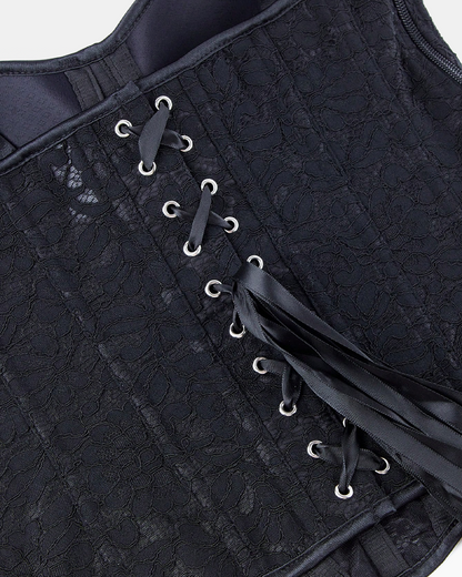 Bustier dentelle noire