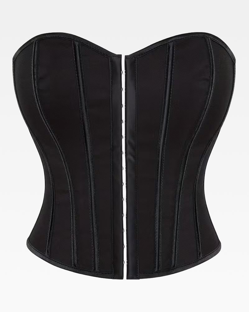 Bustier sans bretelle noir