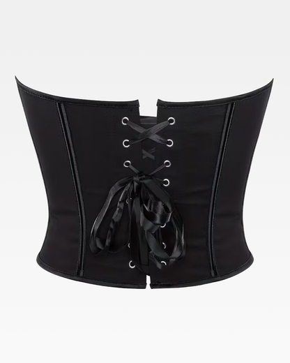 Bustier sans bretelle noir