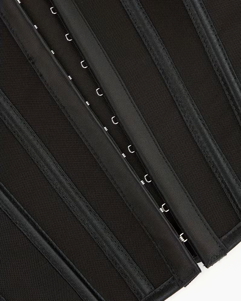 Bustier sans bretelle noir