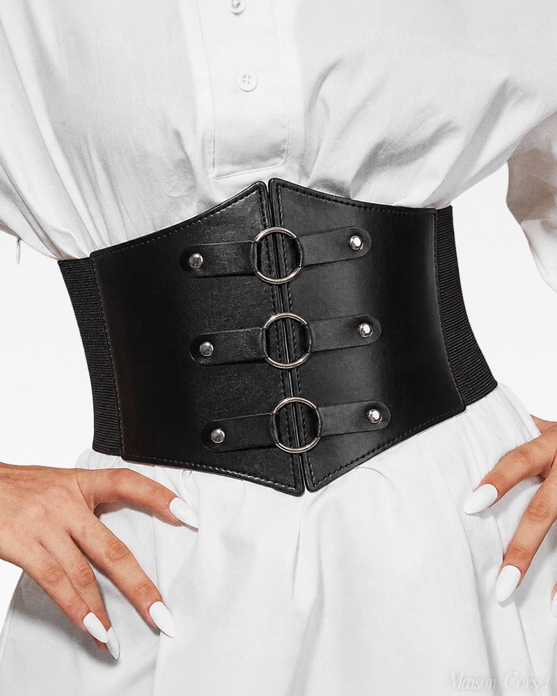 Ceinture corset à boucles