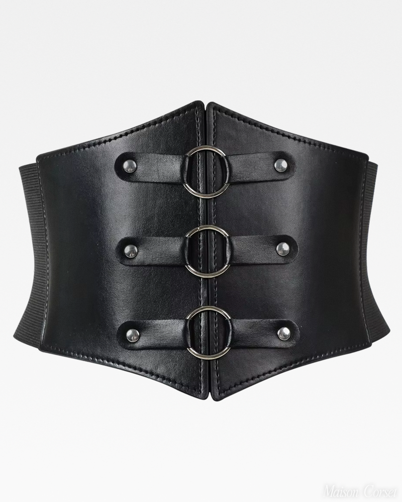 Ceinture corset à boucles