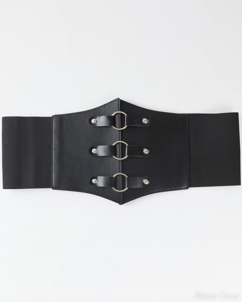 Ceinture corset à boucles