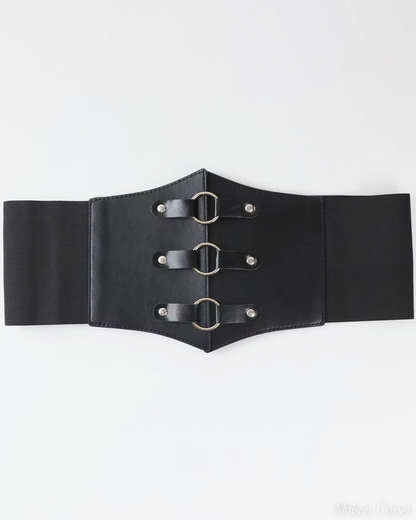 Ceinture corset à boucles