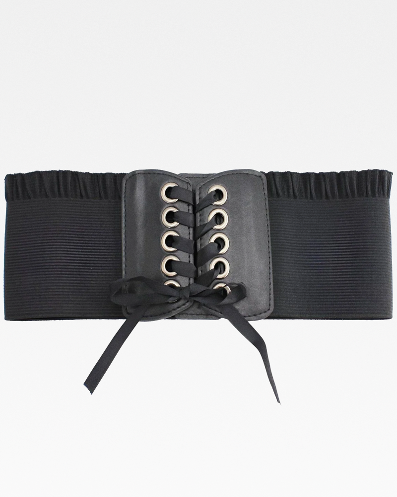 Ceinture corset à lacets