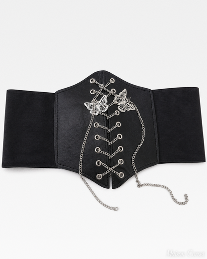 Ceinture corset avec papillons