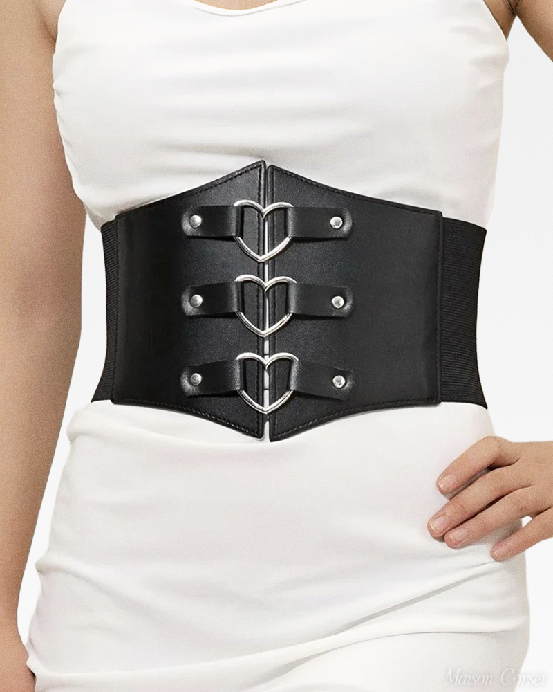 Ceinture corset coeur