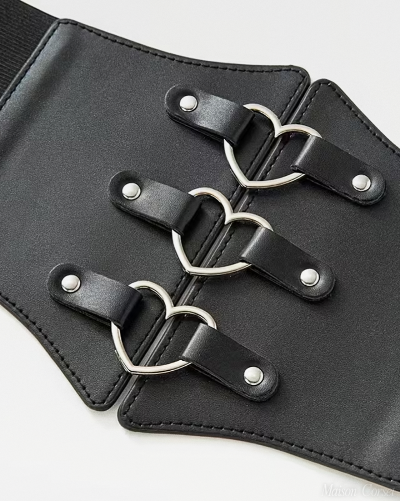 Ceinture corset coeur