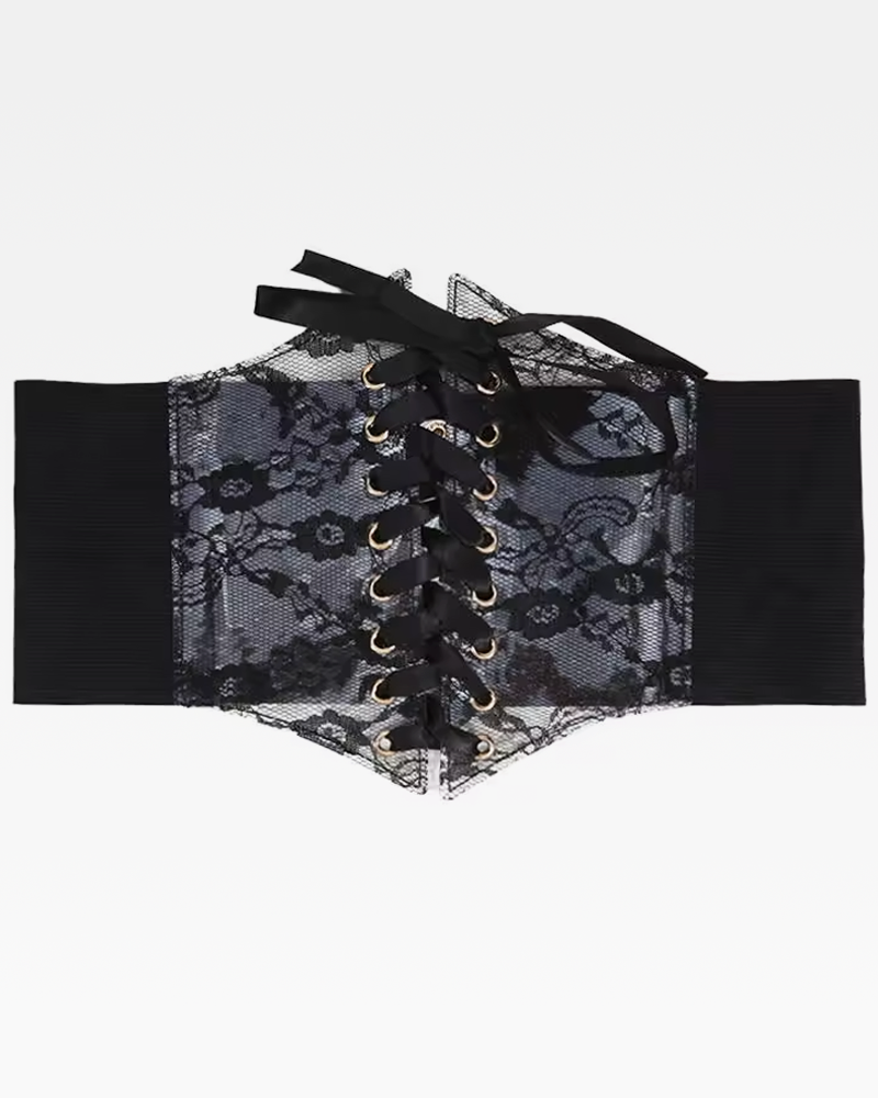 Ceinture corset dentelle