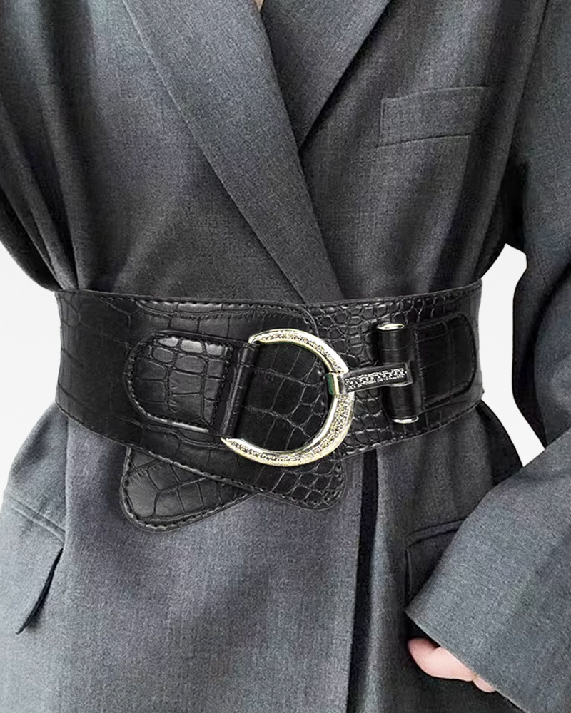 Ceinture serre-taille crocodile