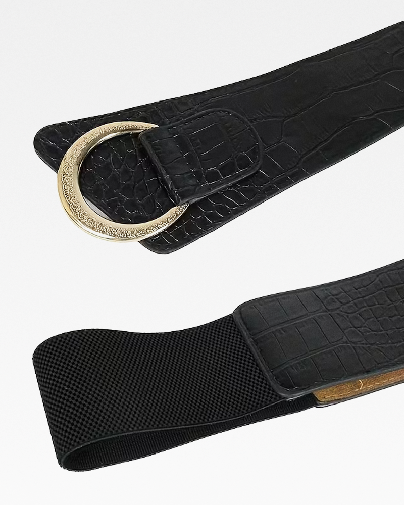 Ceinture serre-taille crocodile