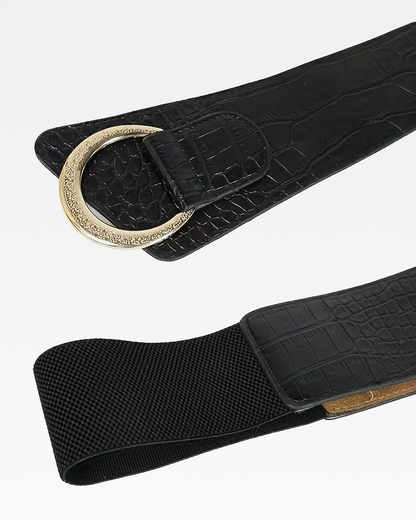 Ceinture serre-taille crocodile