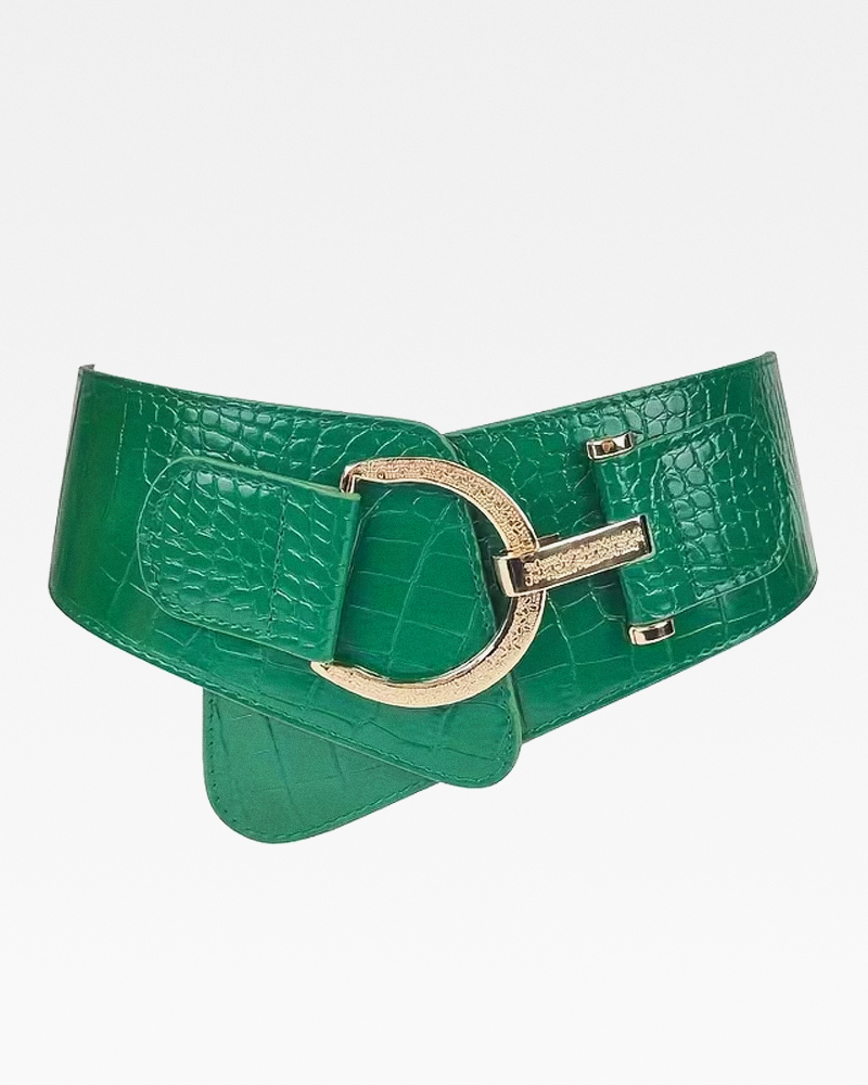 Ceinture serre-taille crocodile