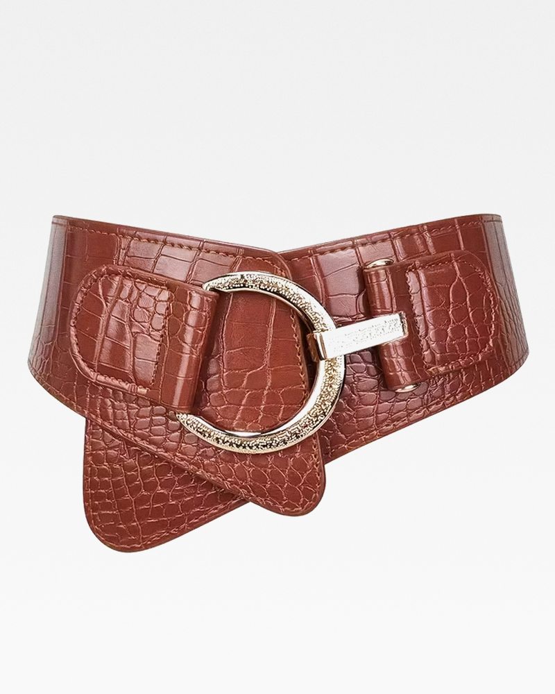 Ceinture serre-taille crocodile