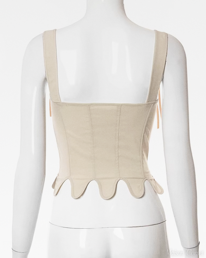 Corset à lacets devant