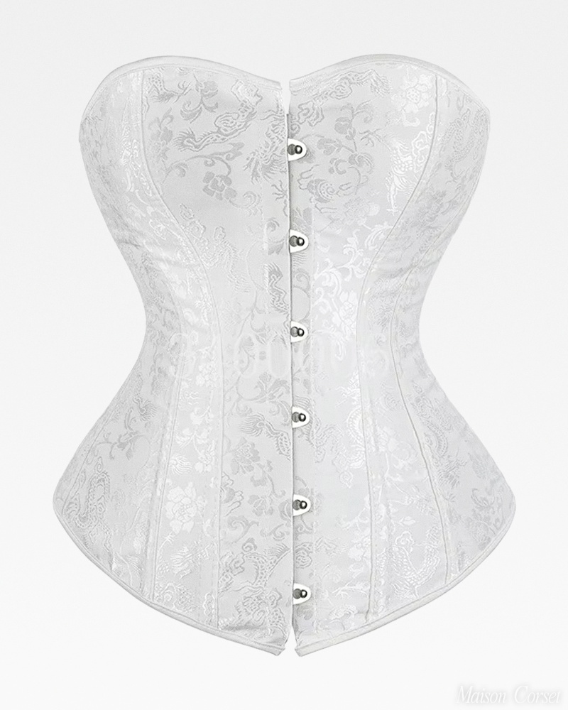 Corset bustier blanc