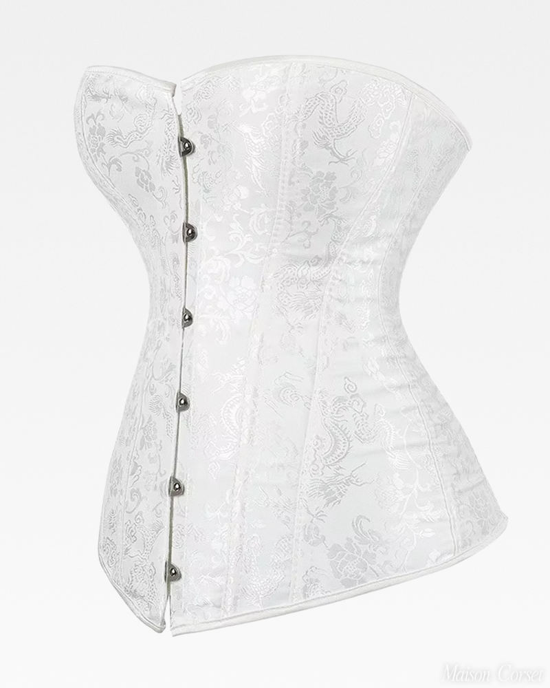 Corset bustier blanc