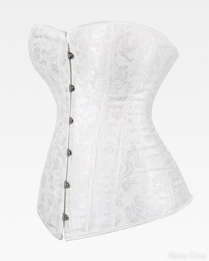 Corset bustier blanc