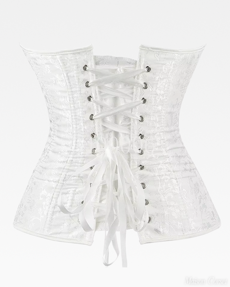 Corset bustier blanc