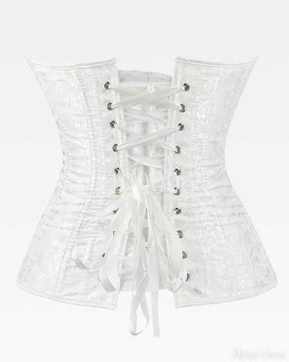 Corset bustier blanc