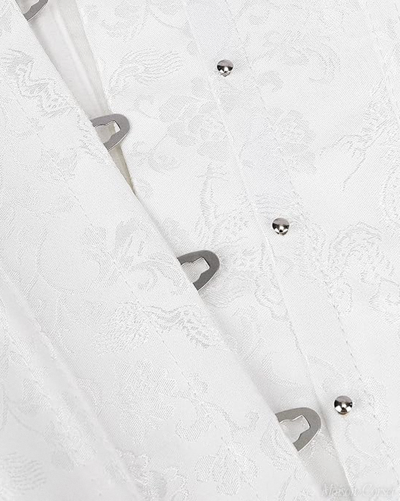 Corset bustier blanc
