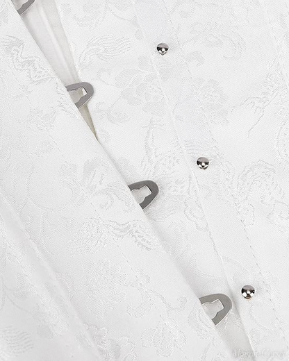 Corset bustier blanc