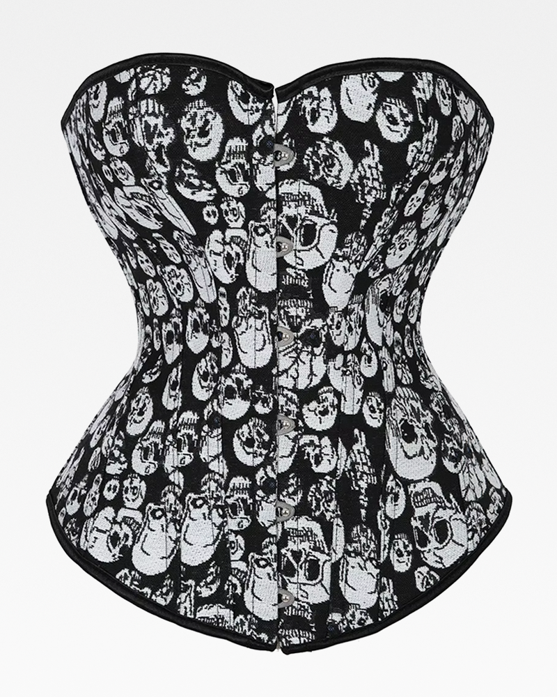Corset bustier gothique