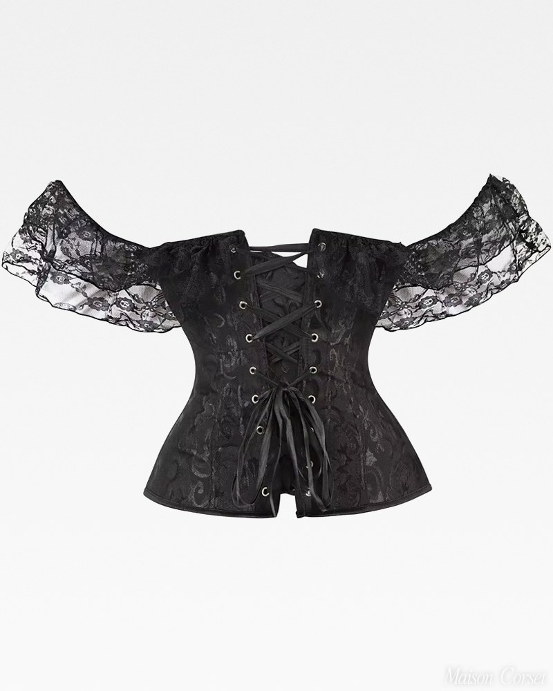 Corset chic noir