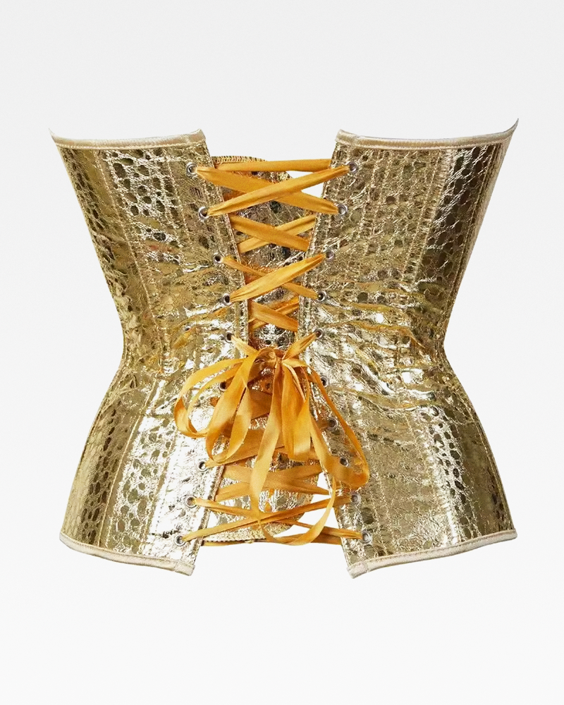 Corset doré