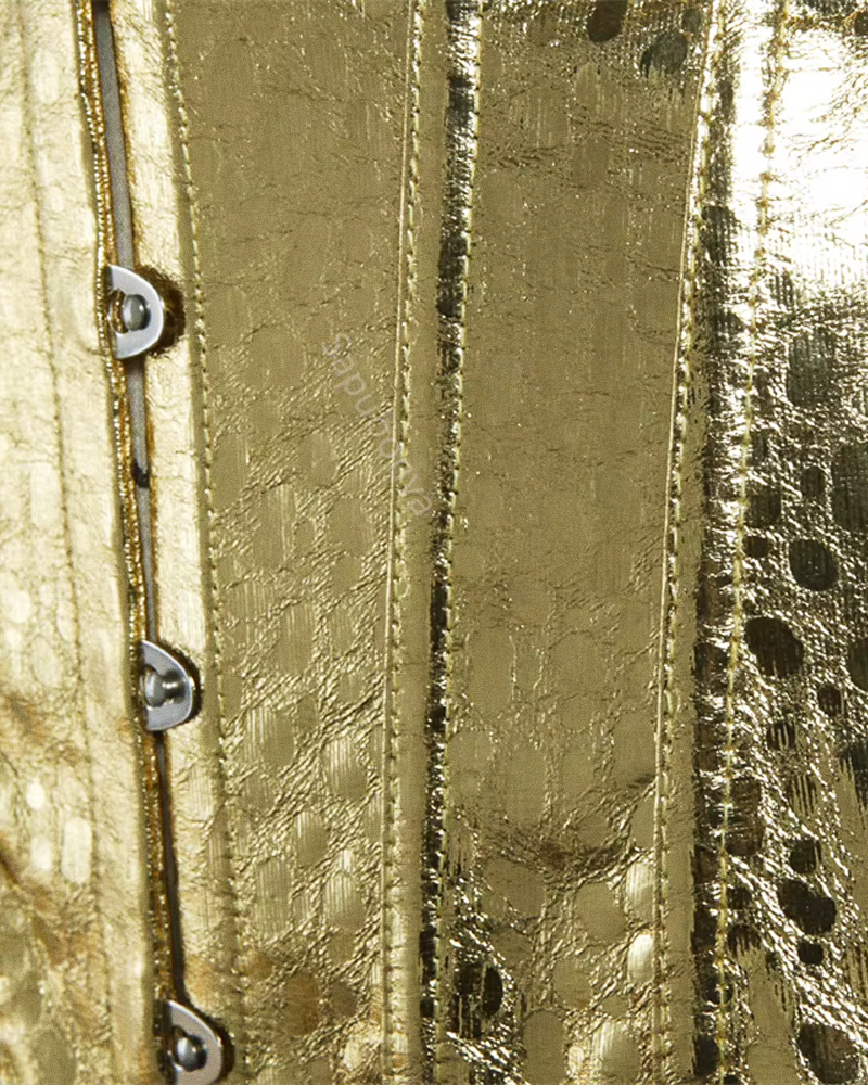 Corset doré