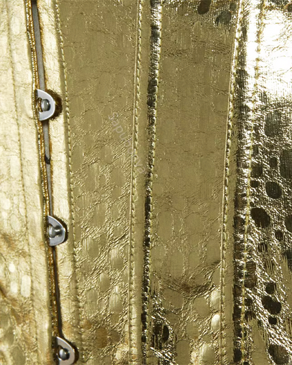 Corset doré