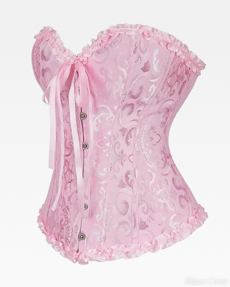 Corset femme rose