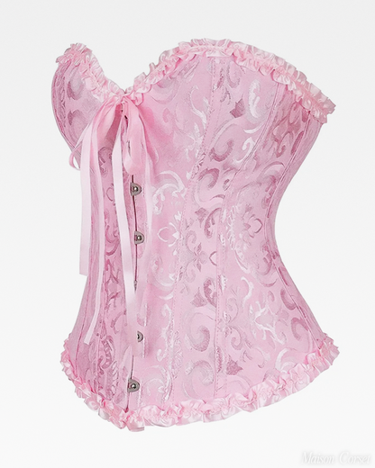 Corset femme rose