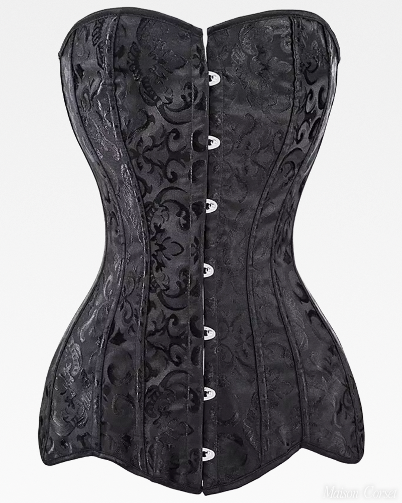 Corset long noir