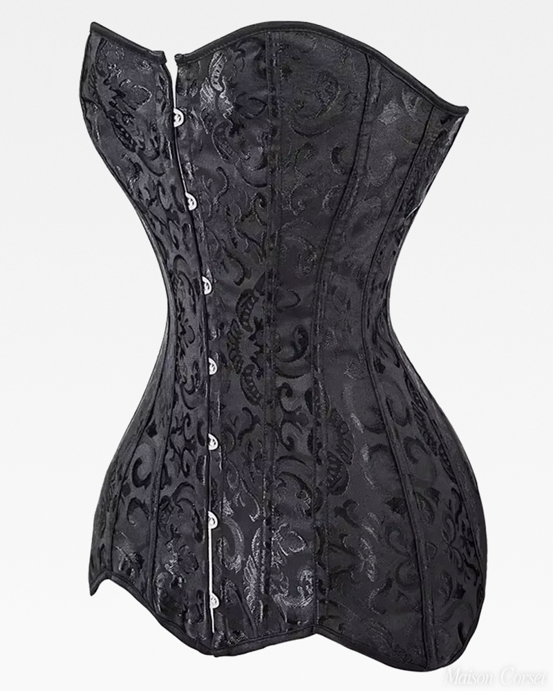 Corset long noir